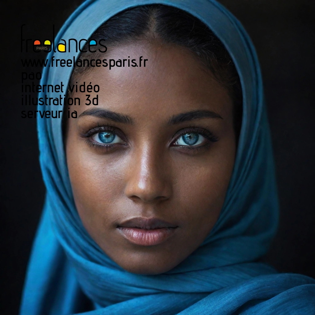 Pao mise en page internet vidéo illustration 3d serveur IA générative AI freelance paris studio de création magazines 73ehajo0